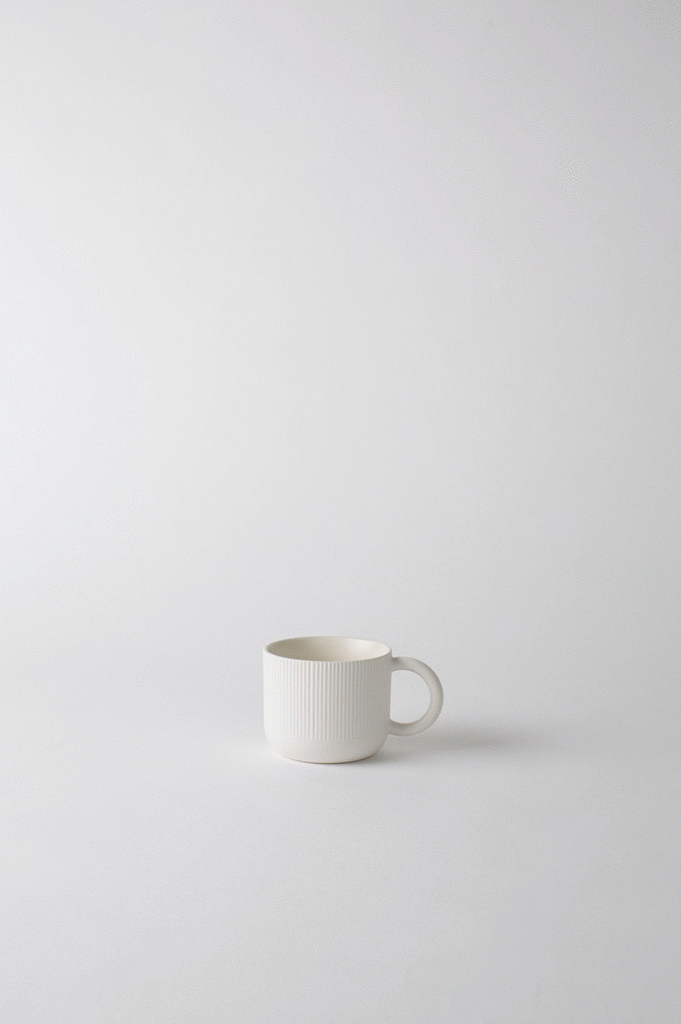 Citta Cafe Mug - White 9cmdiax7.5cmh
