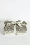 Bianca Lorenne Washers Lavette - Taupe Set of 3