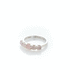 Stolen Girlfriend Halo Cluster Ring - Rose Quartz