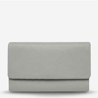 Status Anxiety Audrey Wallet - Light Grey Pebble