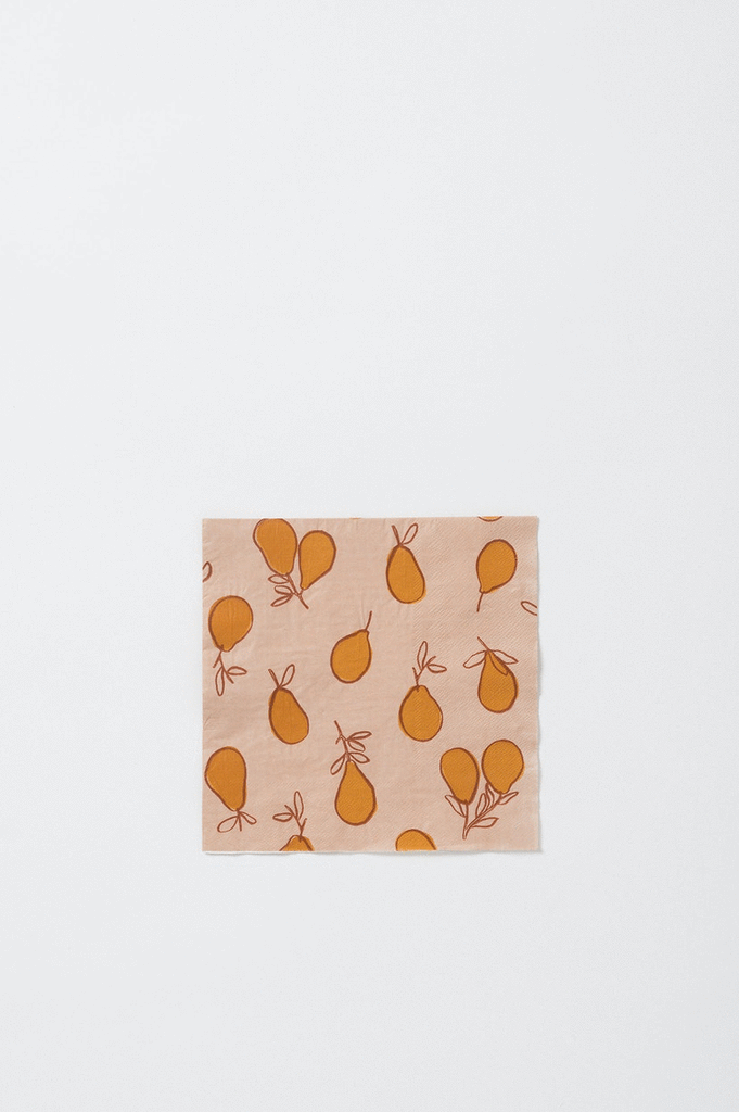 Citta Pear Dinner Paper Napkins Set20 - Multi 40x40cm