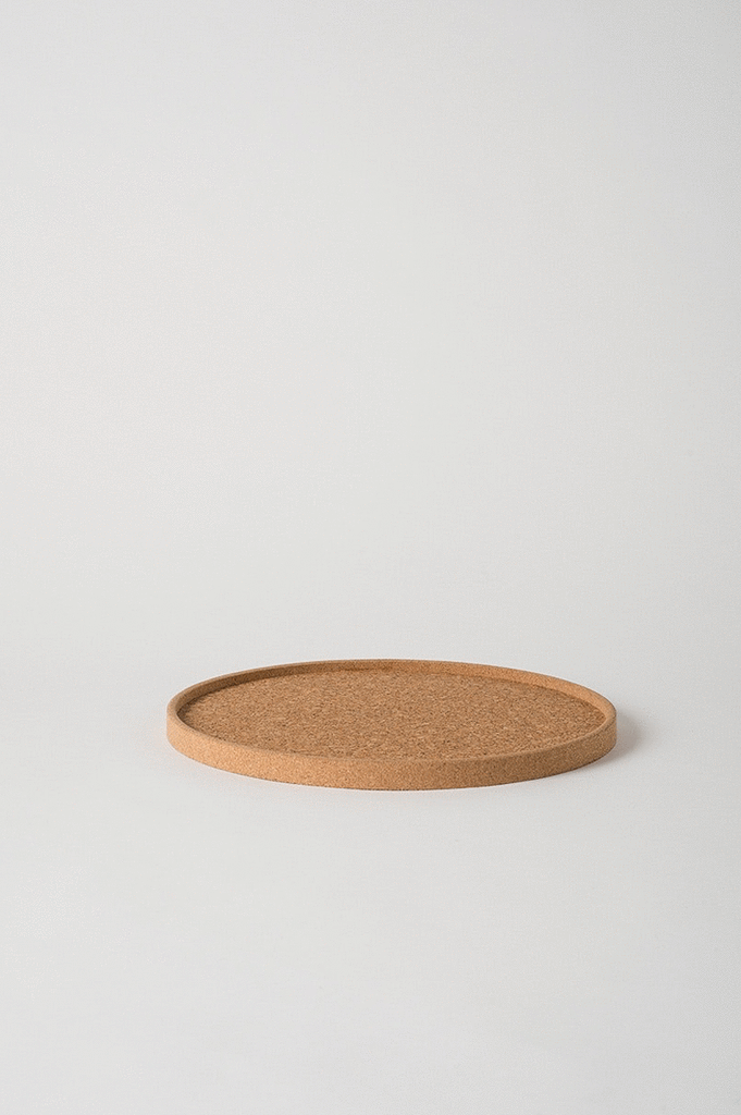 Citta Round Cork Tray - Natural 30cmdiax1.7cmh
