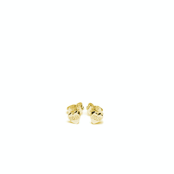 Stolen Girlfriend Tiny Stolen Heart Earrings -  Gold Plated