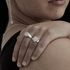 Stolen Girlfriend Love Claw Ring - Rose Quartz